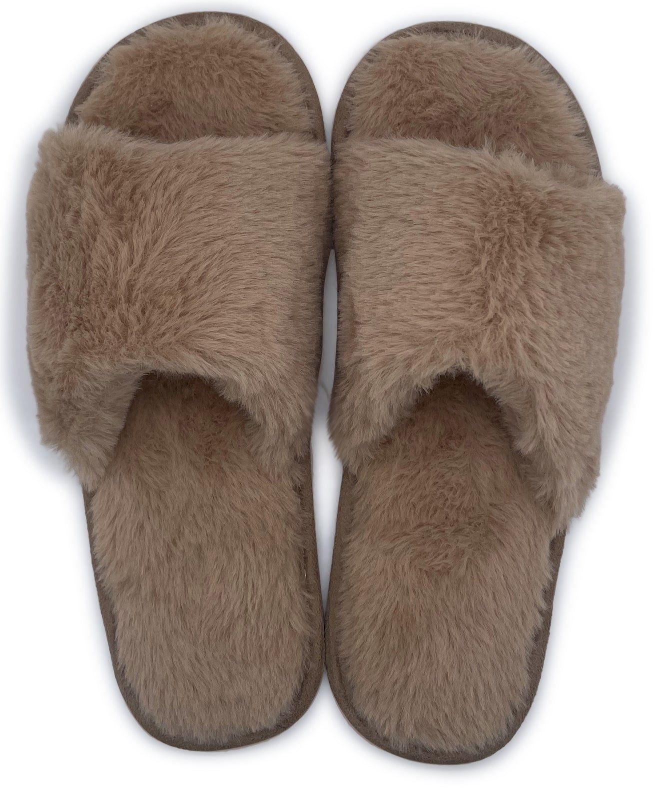 Women Comfy Fuzzy Home Slipper Slides