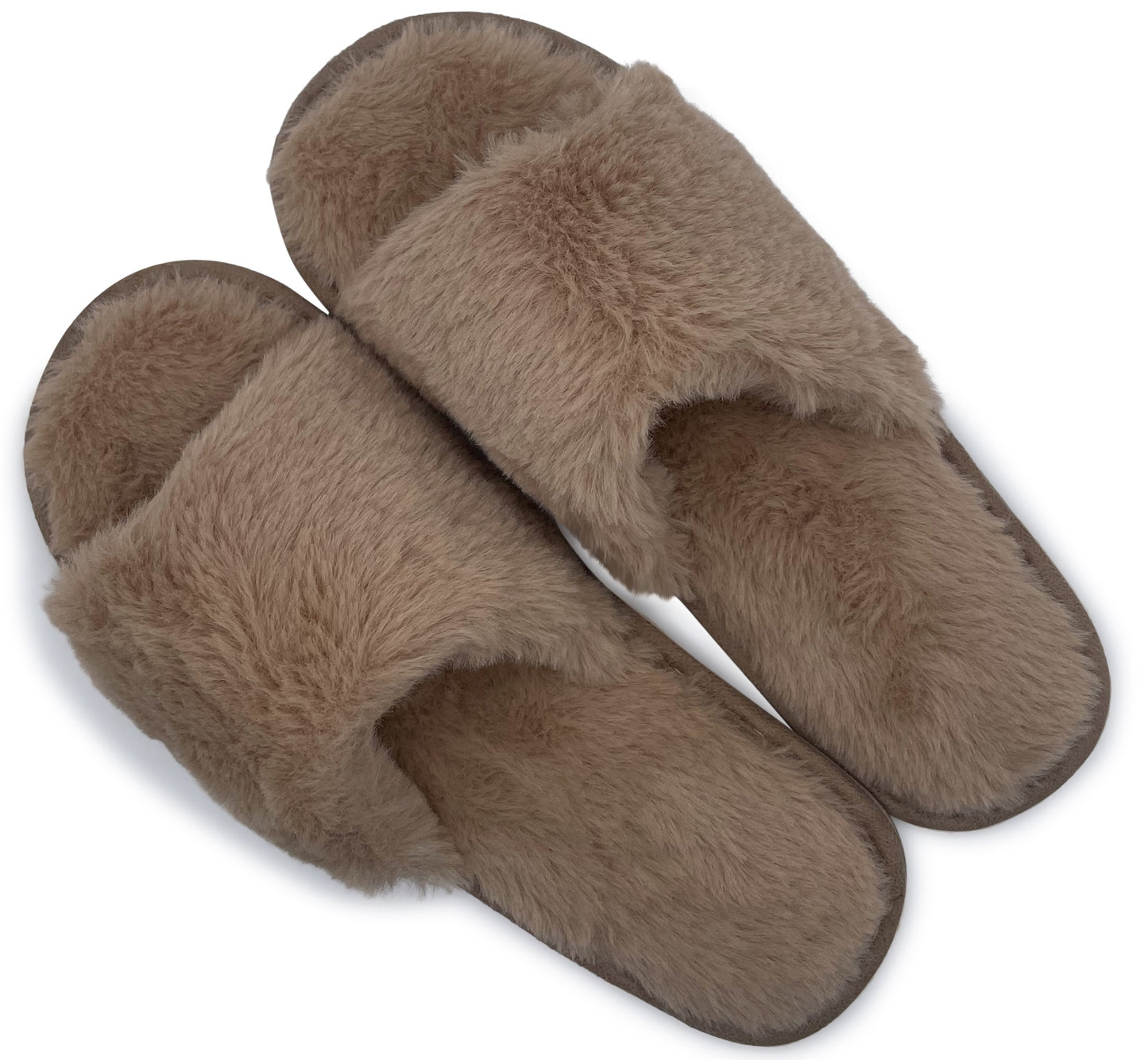 Women Comfy Fuzzy Home Slipper Slides