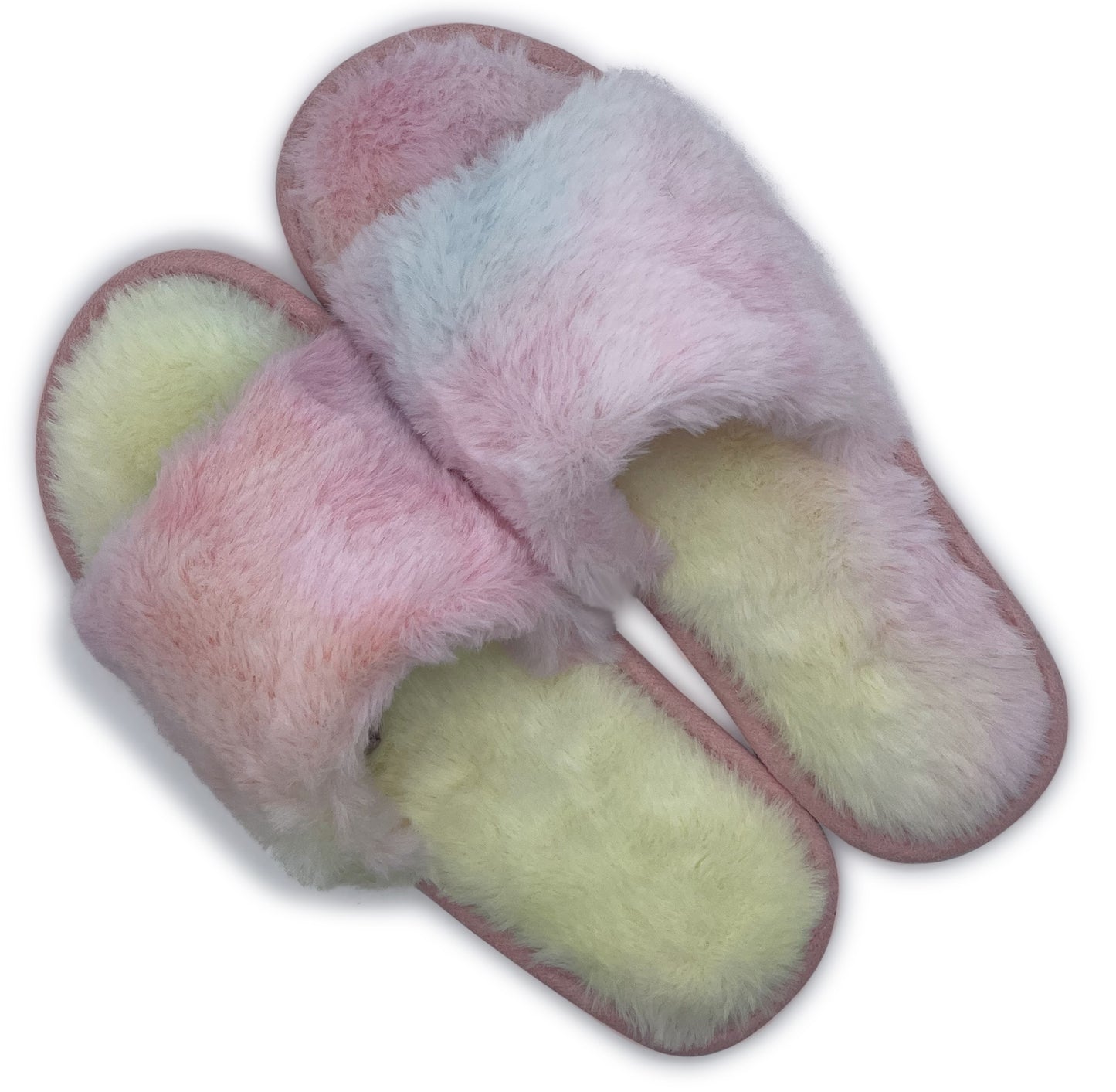 Women Comfy Fuzzy Home Slipper Slides