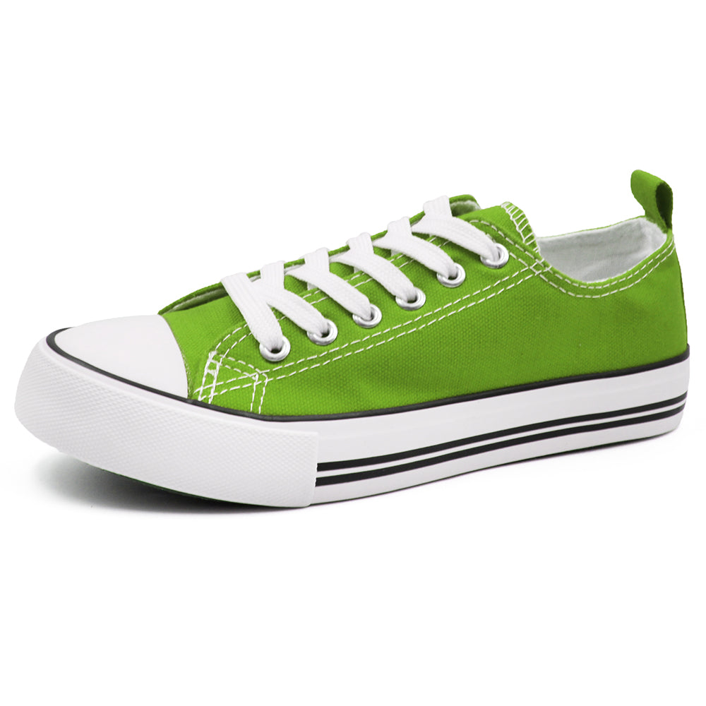 Green Cap Toe Sneaker