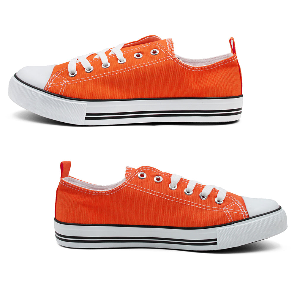 Orange Cap Toe Sneaker