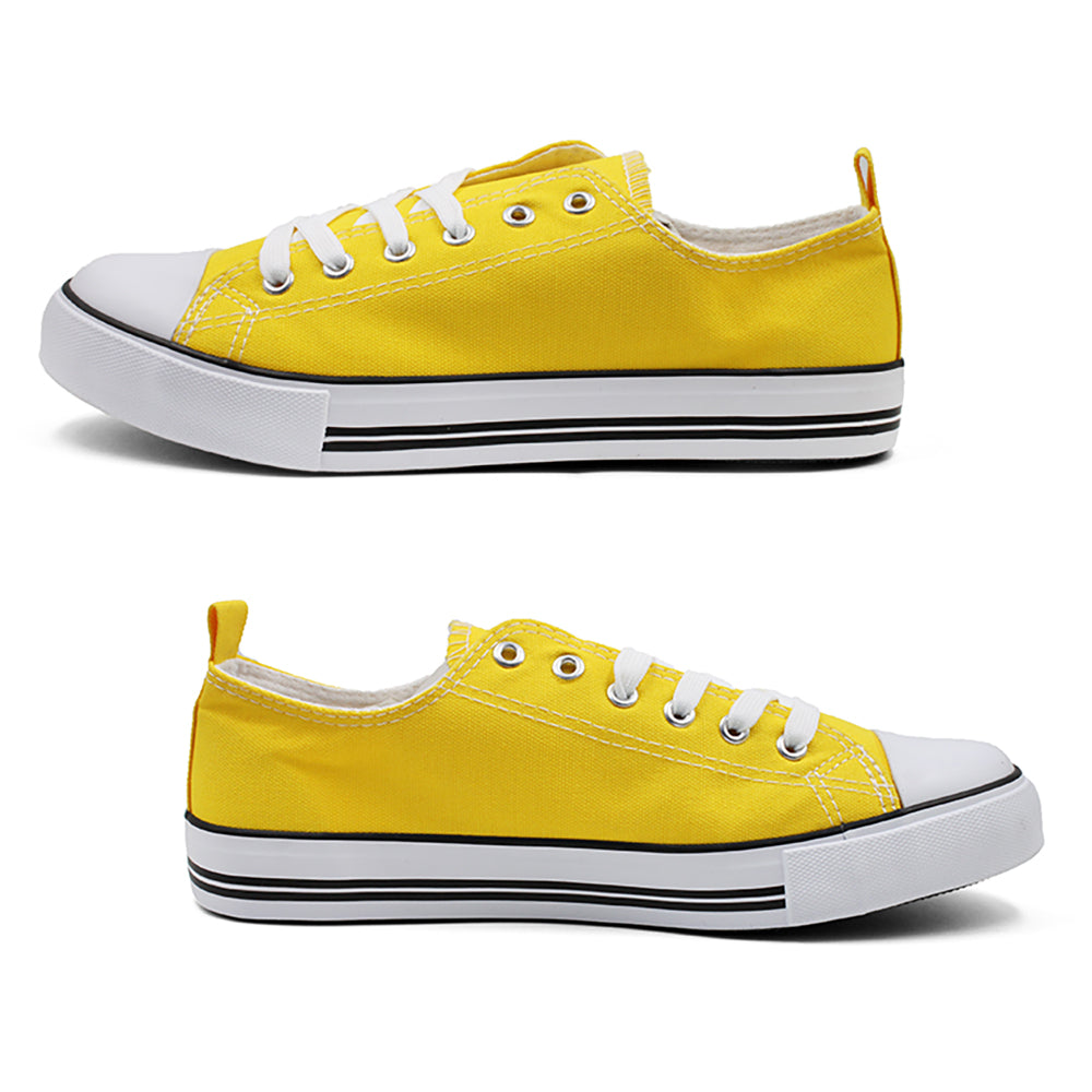 Yellow Cap Toe Sneaker